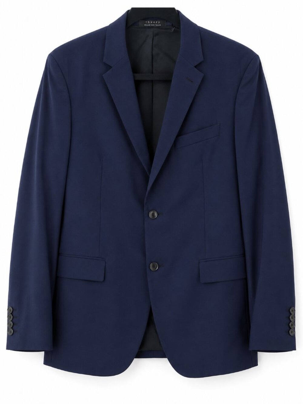 Theory Wellar New Tailor Navy Blue Trim Fit Blazer Sport Coat Men's 40R